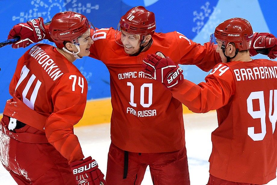 Россиянең хоккей буенча җыелма командасы ярымфиналга чыкты