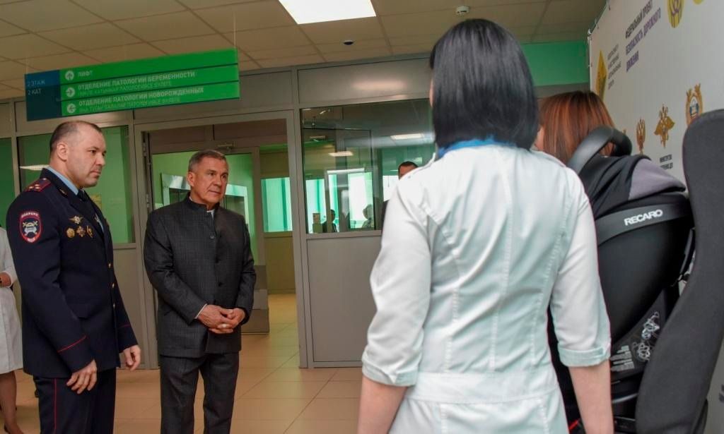 Татарстан Республикасы клиника хастаханәсенең перинаталь үзәгендә автокреслоларны прокатка алып тору пункты ачылды