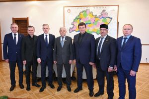 Фәрит Мөхәммәтшин Смоленск өлкәсе губернаторы Василий Анохин белән очрашты