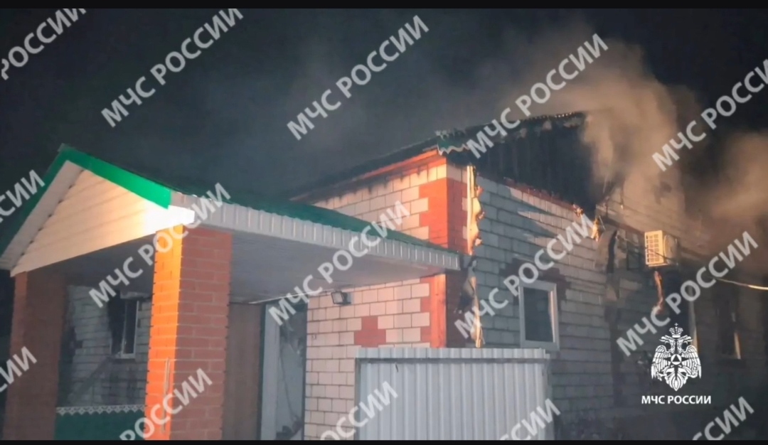 Пожар. Фото скрин
