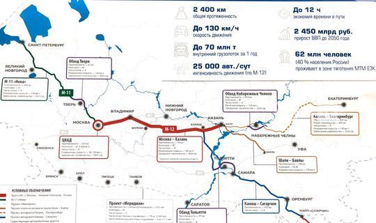 М-12 - отышлы проект: очкыч тизлеге, табыш һәм саф һава