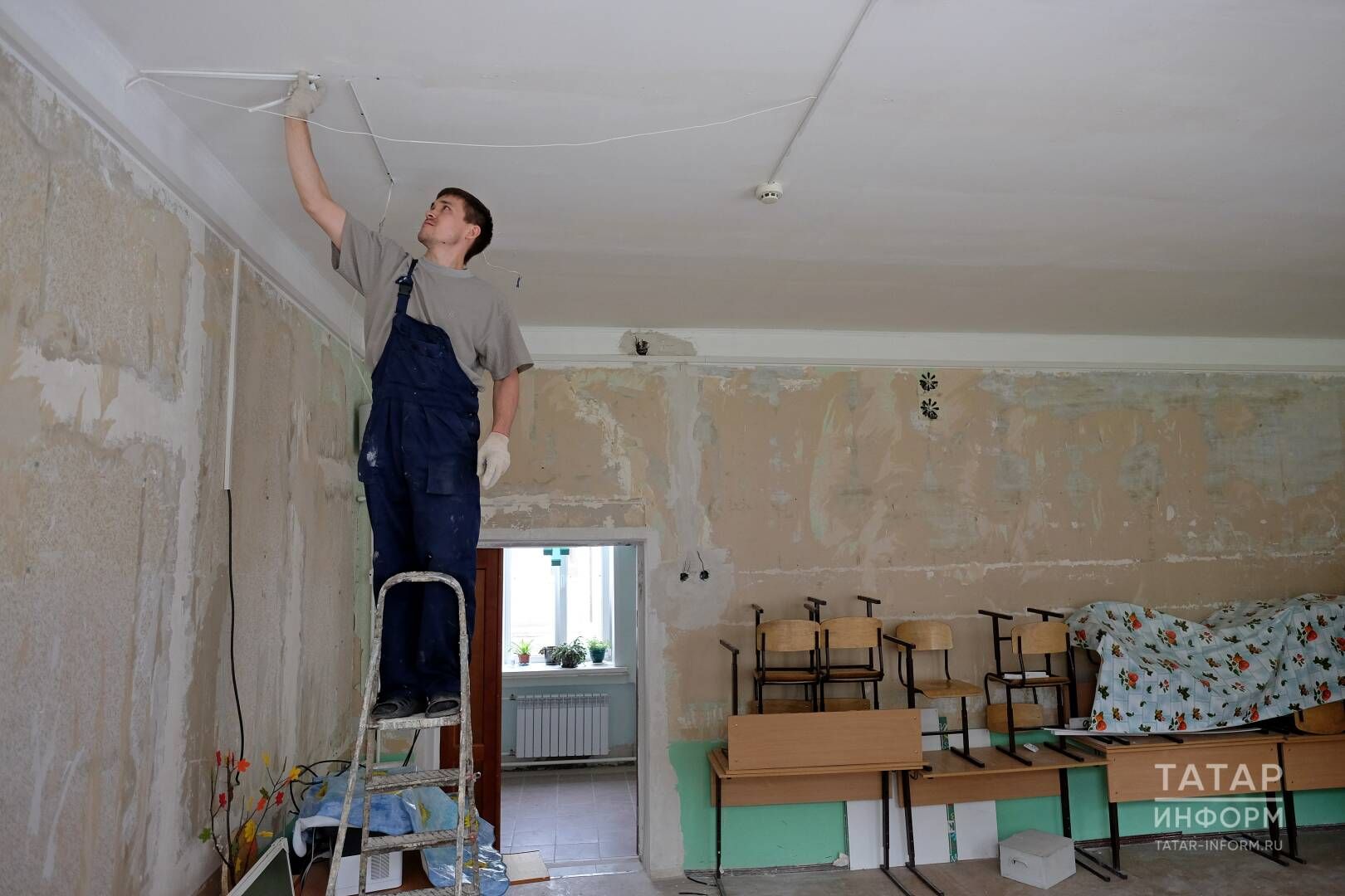 Ремонт вакытында фатирдан буяу исе килеп торса