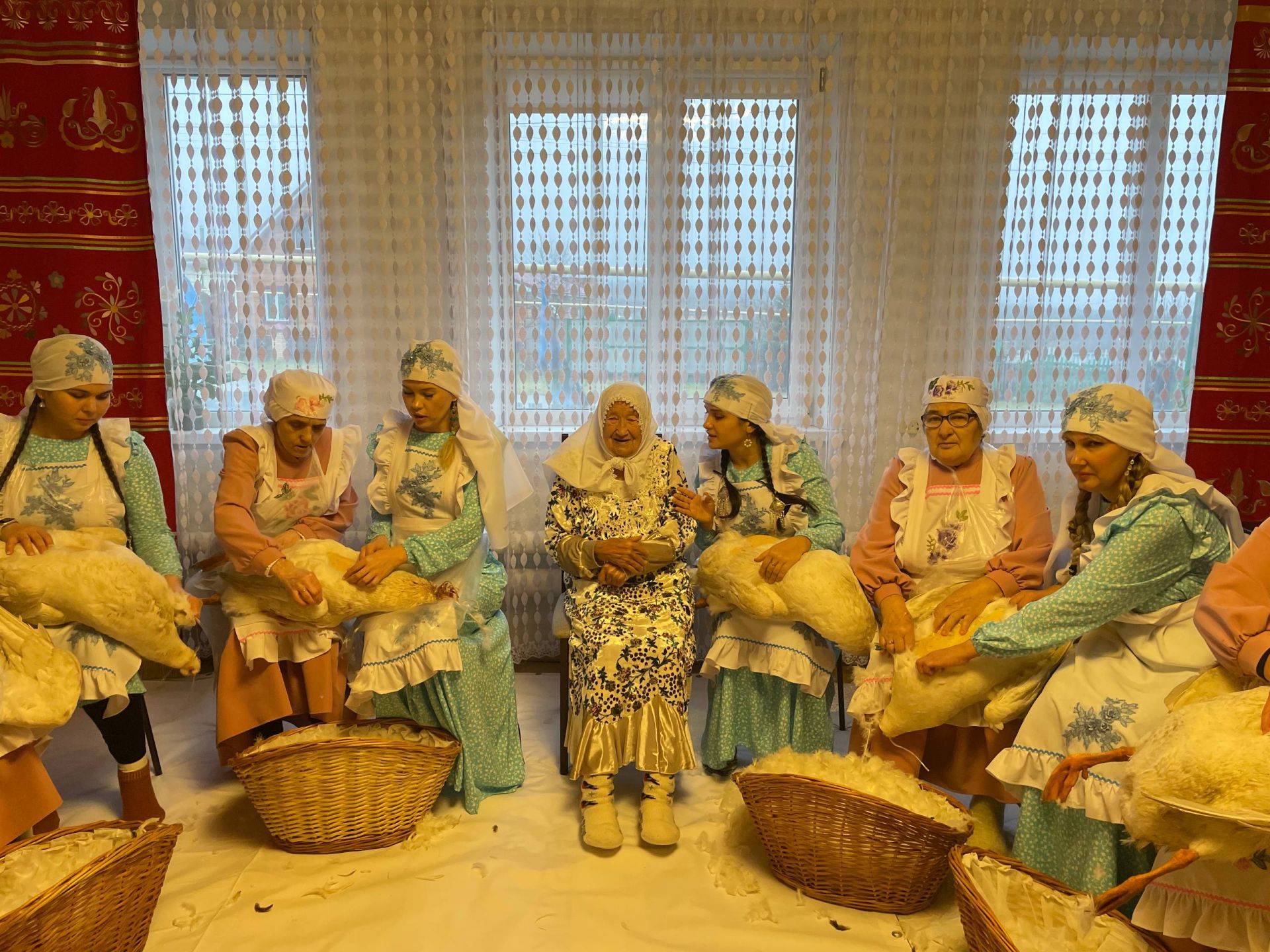 Шәп егетләре барда авыл яшәр: Колмакчы авылында Каз өмәсе узды