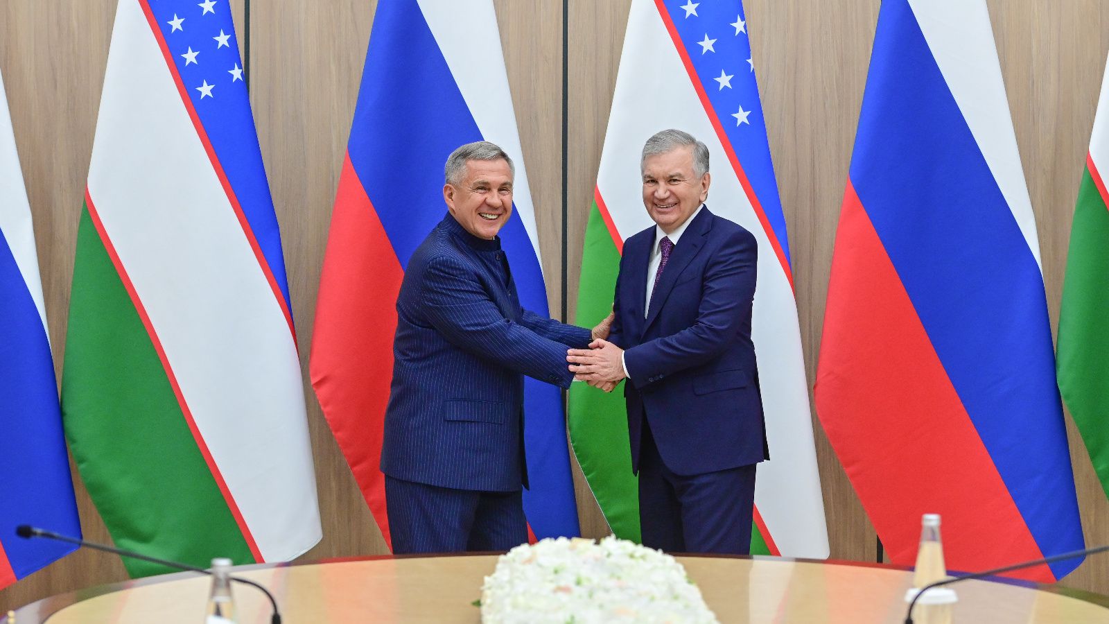 Рөстәм Миңнеханов Үзбәкстан Президенты белән очрашты