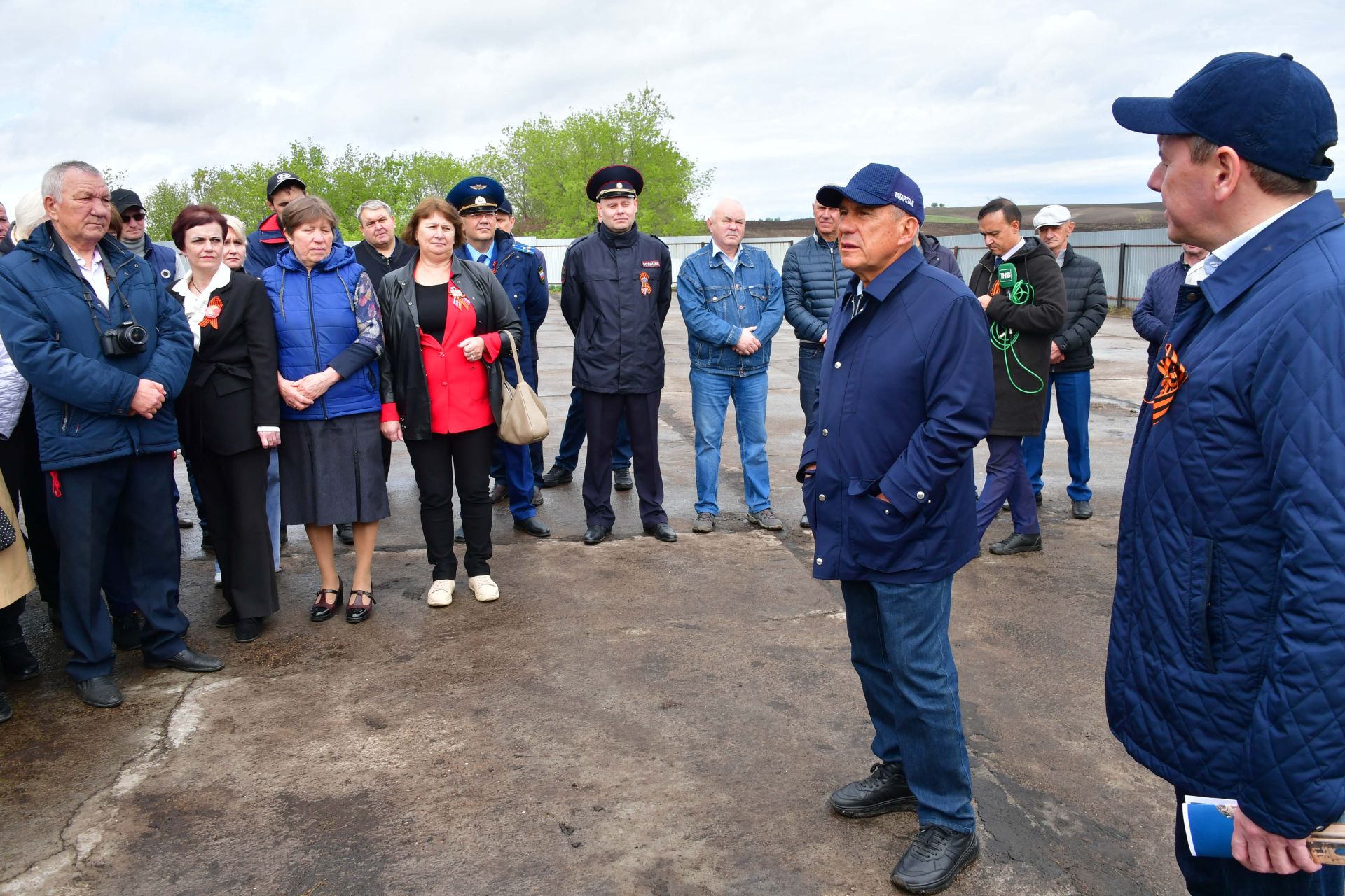 Рөстәм Миңнеханов Яңа Чишмә районында булды