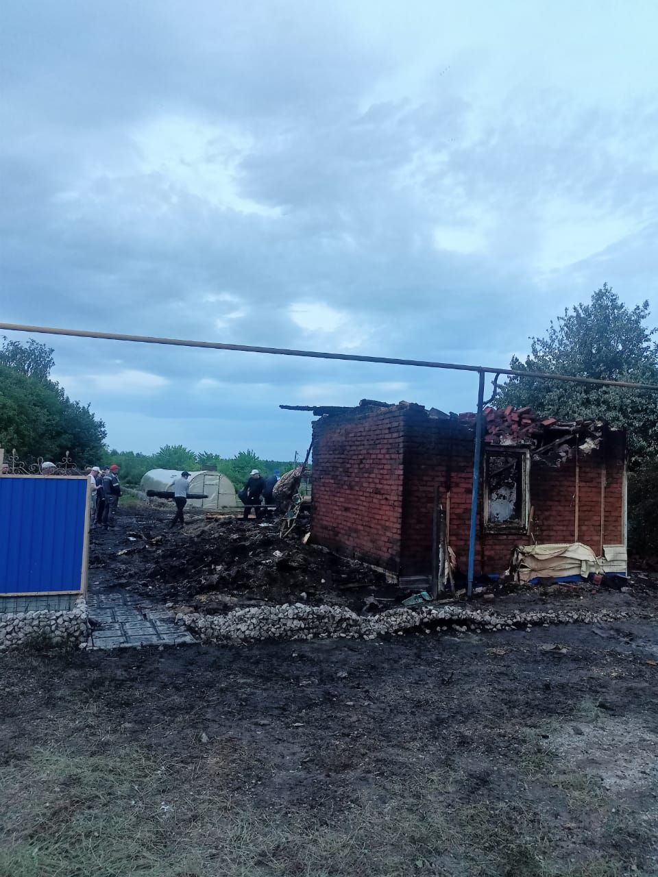 Балтач районында янгын: Коръән белән паспорт кына исән