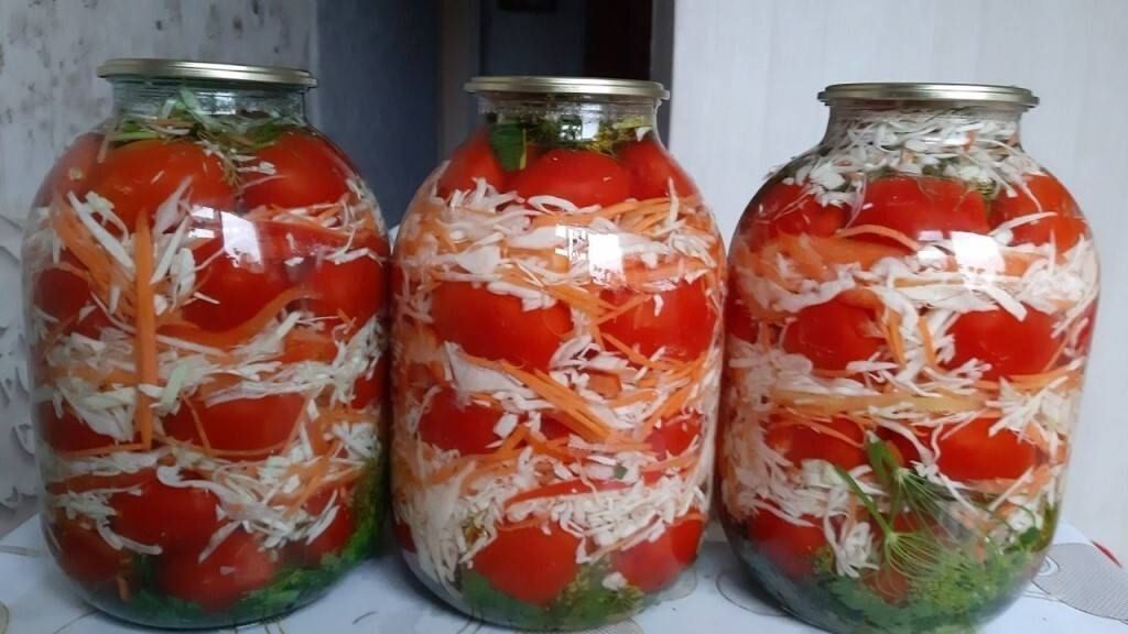 Кәбестәләп помидор тозлау ысулы