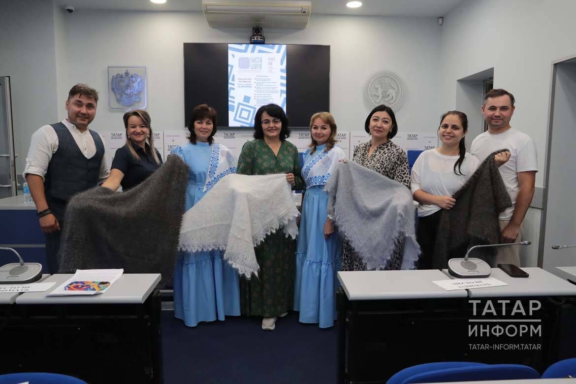 Балык Бистәсе районында ирләр шәл бәйли