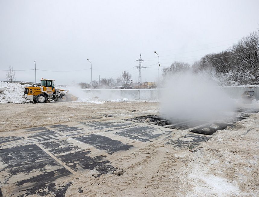 Яңа ел бәйрәмнәрендә Казан кар эретү пунктларына 144 мең тоннадан артык кар китерелгән
