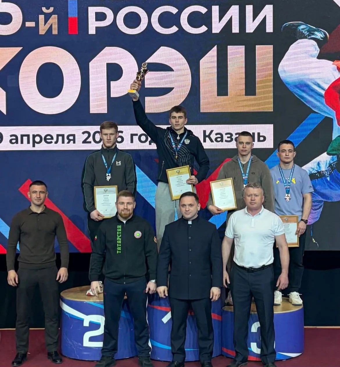 10 мөмкинлектән - 9 алтын: Казанда көрәш буенча Россия чемпионаты тәмамланды