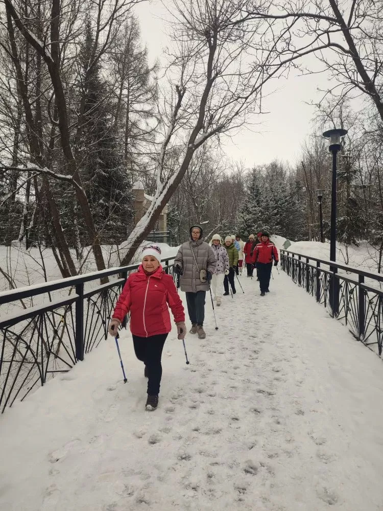 Паркларда Скандинав йөреше популярлашты