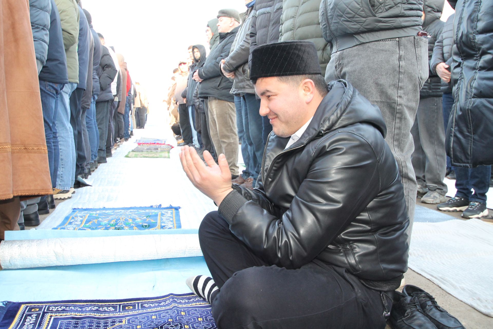 Казанның Яңа Савин районындагы «Казан нуры» мәчетендә Ураза гаете колачлы итеп үткәрелде