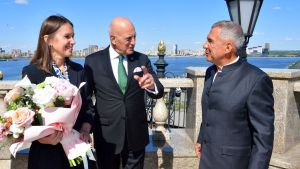 Татарстан Рәисе Гарәп дәүләтләре лигасының Мәскәүдәге вәкиллеге башлыгы белән очрашты