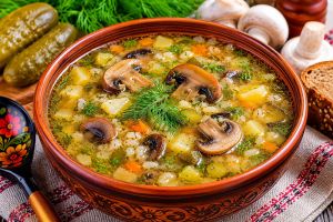 Гөмбәле рассольник рецепты