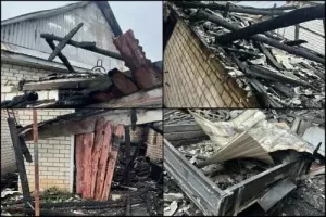 Тәтештә янгын: 6 балалы гилә урамда калган